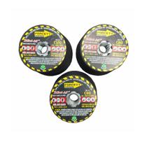 Kit Acabamento Azulejista Rebolo 3 Polegadas Grão 60 80 120 Kit Acabamento Azulejista Rebolo 3 Polegadas Grão 60 80 120