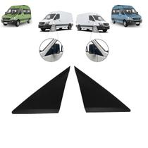Kit acabamento coluna retrovisor mercedes benz sprinter 2012 a 2019 lado direito e lado esquerdo