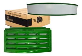 Kit Acabamento Metalfrio Testeira Grade+saia Veneziana Verde