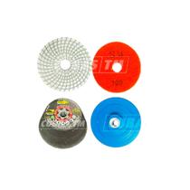 Kit Acabamento Porcelanato 45 Graus 5 lixa 100 + 1 rebolo 60 + 1 suporte rígido plástico