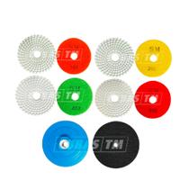 Kit Acabamento Porcelanato e Mármore 4 Lixas 100/200/400/800 + Suporte Plástico Rígido