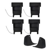 Kit Acabamento Spoiler Astra Dianteiro Traseiro Final Preto