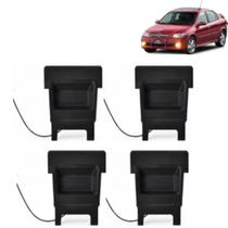 Kit Acabamento Tampa Spoiler Astra Dianteiro Traseiro Preto