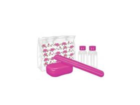 Kit Academia (2 Potinhos Com Rosca, 1 Porta Escova E 1 Saboneteira Landhs Kit Academia (2 Potinhos Com Rosca, 1 Porta Escova E 1 Saboneteira Landhs