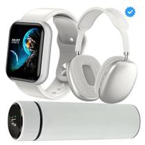 Kit academia Garrafa térmica 500ml + Fone Bluetooth + Relógio Smart Digital Masculino e Feminino Kit academia Garrafa térmica 500ml + Fone Bluetooth + Relógio Smart Digital Masculino e Feminino