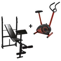 Kit Academia Particular + Bicicleta Ergométrica BP-990 Poli Sports