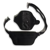 Kit Academia Pochete Slim + Suporte Braçadeira De Celular