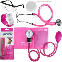 Kit Acadêmico Completo Com Aparelho De Pressão E Esteto Cores