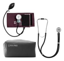 Kit Acadêmico Enfermagem Aparelho De Pressao Esfigmo Manual Pamed + Esteto Rappaport Duplo Multilaser