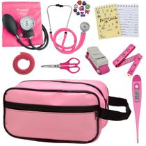 Kit Academico Enfermagem Esfigmomanometro Aparelho de Pressao Estetoscopio Multi Necessaire Estagio Incoterm