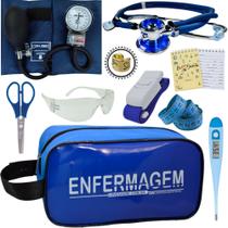 Kit Academico Enfermagem Premium Preto Completo
