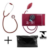 Kit Acadêmico Esfigmo E Estetoscópio Duplo Bic