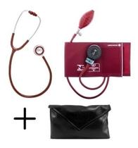 Kit Acadêmico Esfigmomanômetro E Estetoscópio Duplo Bic