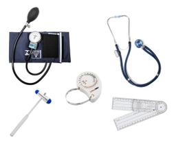 Kit Acadêmico Fisioterapia + Martelo + Goniômetro + Trena - PAMED Kit Acadêmico Fisioterapia + Martelo + Goniômetro + Trena - PAMED