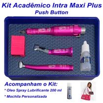 Kit Acadêmico Necta Maxi Plus III Push Button, Intra, 3 Sprays Cor: Rosa