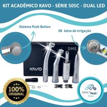 KIT ACADÊMICO ODONTOLÓGICO KAVO SÉRIE 500 DUAL LED Peças de mão Odonto DENTISTA