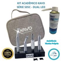 KIT ACADEMICO ODONTOLOGICO KAVO SÉRIE 636 CP LED BOLSA E SPRAY KERR Peças de mão Odonto DENTISTA