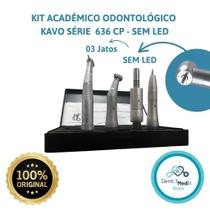 KIT ACADEMICO ODONTOLOGICO KAVO SÉRIE 636 CP - NÃO TEM LED - Peças de mão Odonto - DENTISTA
