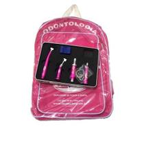 Kit Acadêmico Odontológico Rosa Intra Push Button Dentscler