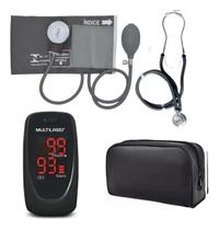 Kit Acadêmico Para Enfermagem Premium Com Oxímetro E Estojo