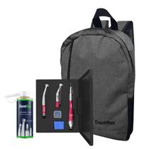 Kit Acadêmico Universitário Odontológico Rosa Dentflex Rosa Kit Acadêmico Universitário Odontológico Rosa Dentflex Rosa