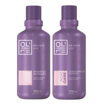 Kit Açaí Care 1 Shampoo 1 Condicionador 500ml Oriente Life Kit Açaí Care 1 Shampoo 1 Condicionador 500ml Oriente Life