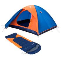 Kit Acampamento Barraca Falcon 3P NTK + Saco Dormir Freedom