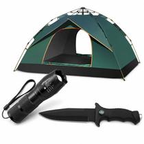kit Acampamento Barraca Lanterna Led Faca Tatica camping trilha kit Acampamento Barraca Lanterna Led Faca Tatica camping trilha