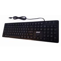 Kit Acer Teclado + Mouse Office Com Cabo OCC300