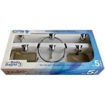 Kit aces p/banh 5pcs bello bagno fume