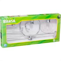 Kit Aces.P/Wc Brasil Cromado 5Pc