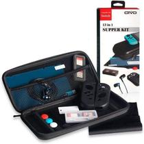 Kit Acessório 13 Em 1 Capa Película Fones Nintend Switch