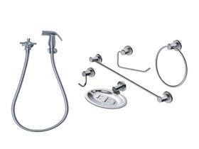 Kit acessório banheiro + ducha Civitt Kit acessório banheiro + ducha Civitt