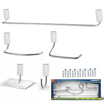 Kit Acessório Banheiro Lorenzetti 5pcs C30 Lorenway 2000