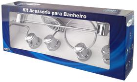 Kit Acessório de Banheiro 5 Peças Forusi C41 em Metal