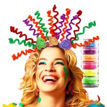 Kit Acessório Fantasia: Tiara Molinha Maluca + Torre 6 Cores Sombra Neon - Carnaval Festa Balada Kit Acessório Fantasia: Tiara Molinha Maluca + Torre 6 Cores Sombra Neon - Carnaval Festa Balada