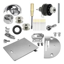 Kit Acessorio Reparo Maquina Costura Reta Pretinha 15c 15-88