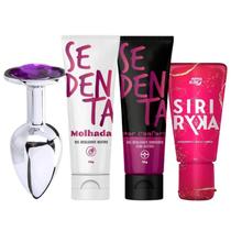 Kit Acessório Tamanho P e Géis Íntimos Femininos para Estímulo e Conforto