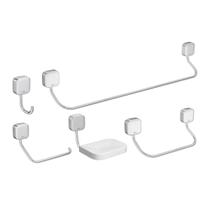 Kit Acessórios 5 Peças Pix Cromado Deca Kit Acessórios 5 Peças Pix Cromado Deca