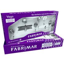 Kit Acessórios 5 Peças Vega Fabrimar Cromado