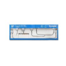 Kit Acessórios 5 Peças Zip Cromado - Incepa