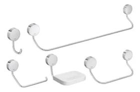 Kit Acessorios Banheiro 5pçs Net Cromado 2000.c01 Deca