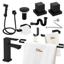 Kit Acessórios Banheiro Completo + Ducha + Acabamento Deca Kit Acessórios Banheiro Completo + Ducha + Acabamento Deca