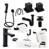 Kit Acessórios Banheiro Completo + Ducha + Acabamento Deca