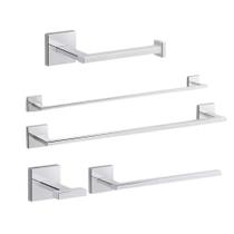 Kit Acessórios Banheiro Kohler Square Papeleira, Cabide, Toalheiro E Portas Toalha Kit Acessórios Banheiro Kohler Square Papeleira, Cabide, Toalheiro E Portas Toalha