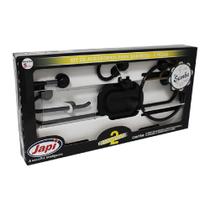 Kit Acessórios Banheiro Samba Preto 5 Peças -JKSK - JAPI Kit Acessórios Banheiro Samba Preto 5 Peças -JKSK - JAPI