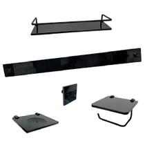 Kit Acessórios Basic 5 Peças Preto - 0223 - DULLUC Kit Acessórios Basic 5 Peças Preto - 0223 - DULLUC