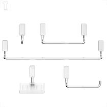 Kit acessorios celite new one 5 pç cromado