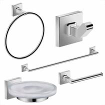 Kit acessorios celite up cromado 5 peças