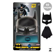 Kit Acessórios Conjunto Batman Máscara E Capa Rosita